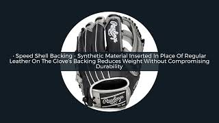 Video thumbnail: Review: Rawlings Gamer XLE Speed Shell Kris Bryant 12.25" Baseball Glove: GXLEKB17-6BSS