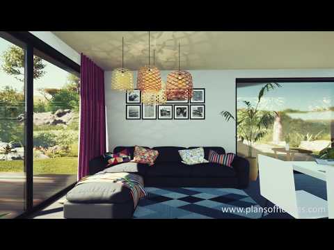 Plansofhouses.com - The Tiny Modular House Animation