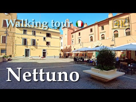 Nettuno (Lazio), Italy【Walking Tour】History in Subtitles - 4K