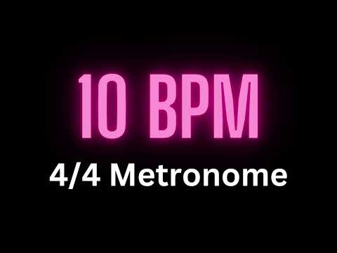 4/4 Metronome - 10 bpm