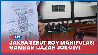 Download lagu Disebar Seolah Data Asli, Jaksa Sebut Roy Suryo Manipulasi Gambar Ijazah Jokowi Secara Serampangan mp3