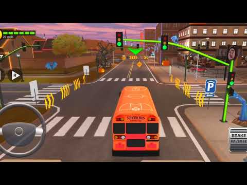 City High School Bus 2021 Driving Simulator | Transport Children To School PRO   Android GamePlay 02