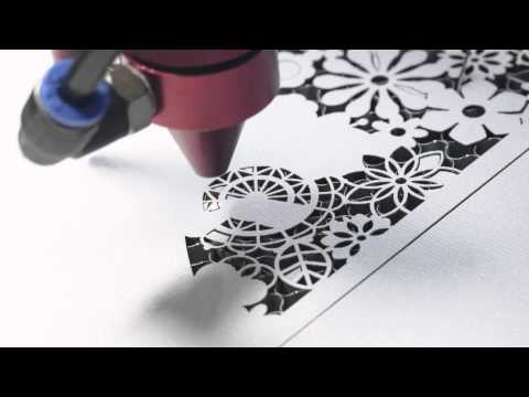 100 watt laser cutter makes paper wedding invitation