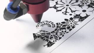 100 Watt Laser Cutter Makes Paper Wedding Invitation