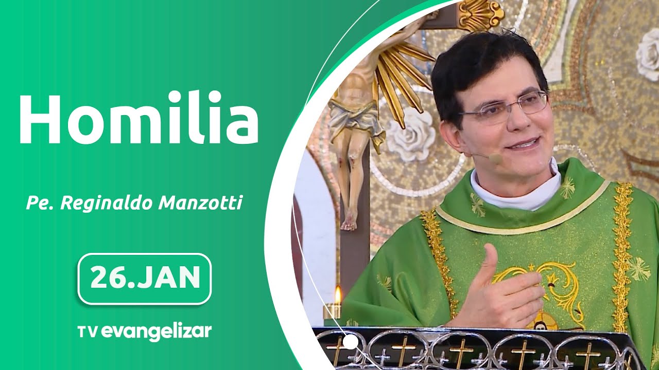 Homilia | Santa Missa Dominical com @PadreManzottiOficial | 26/01/25