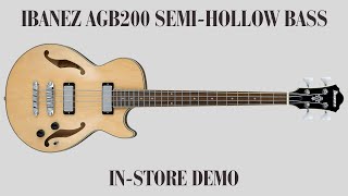 Video thumbnail for The Return of The Ibanez Semi-Hollow Bass AGB200 In-Store Demo by Prog Rock Jock
