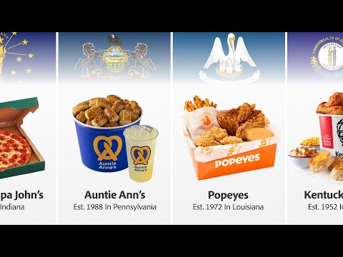Iconic Fast Food Chains From Every USA State