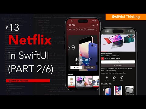 Rebuild Netflix in SwiftUI (Part 2/6) | SwiftUI in Practice #13 thumbnail