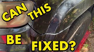 Can this Ridgeline bumper be repaired?