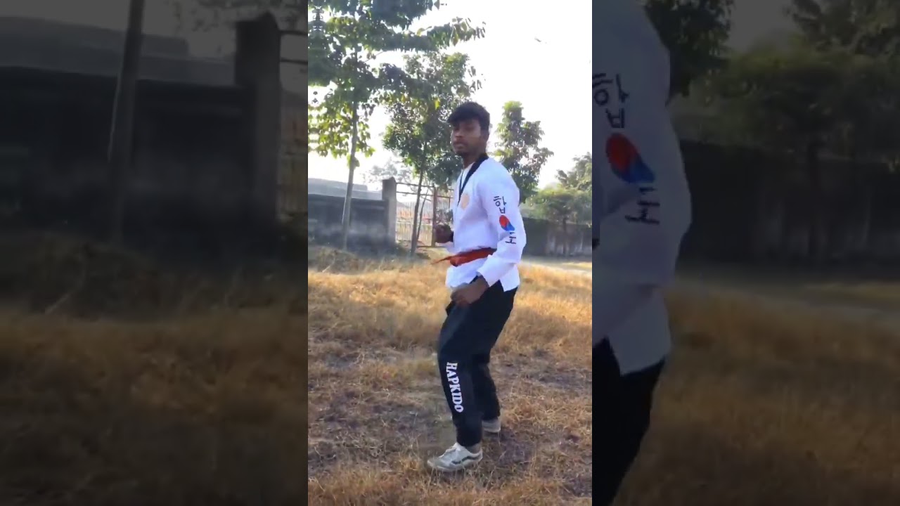 Background Kick Hapkido 🥋 | Hapkido | #shorts #youtubeshorts
