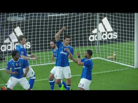 PES 2017 - UEFA Champions League Semi Final - Juventus vs Monaco - PS4 Gameplay