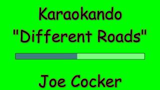 Karaoke Internazionale - Different Roads - Joe Cocker ( Lyrics )