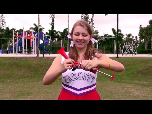 Vídeo relacionado con Stadium Horn For Adult - Handheld Sports Trumpet - Loud Sports Noisemakers | For Graduation School Games Competitions Celebrations Parties Boating Hiking
