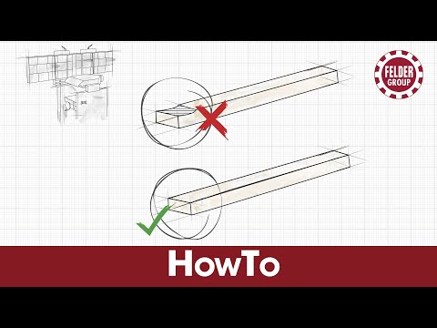 Schlag vorne beim Dickenhobeln korrigieren | Felder Group HowTo