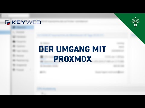 Der Umgang mit Proxmox | Keyweb Tutorial
