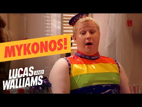Dafydd goes to Mykonos! | Little Britain | Lucas and Walliams