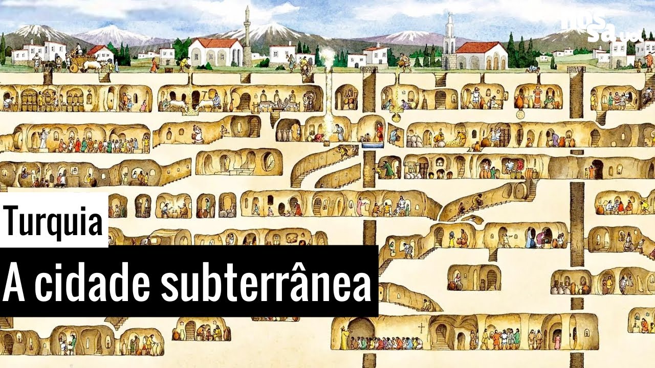 Cidade SUBTERRÂNEA com 20 mil pessoas? Conheça Derinkuyu