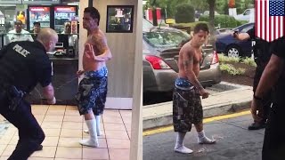 Tripping on PCP: police tasers and pepper-spray can't stop man with superhuman strength - TomoNews