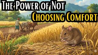 The Power of Not Choosing Comfort | The Farmer and Mouse Story | Powerful Motivational Story