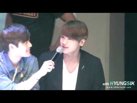 140615 ZE:A 박형식 신촌 팬사인회 - 형식아, 노래 불러주세요 비틀비틀 + ONE