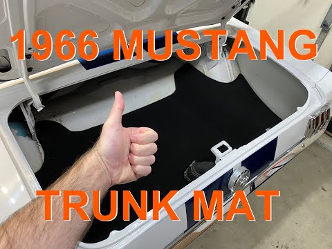 How to clean up the trunk in a 1966 Mustang