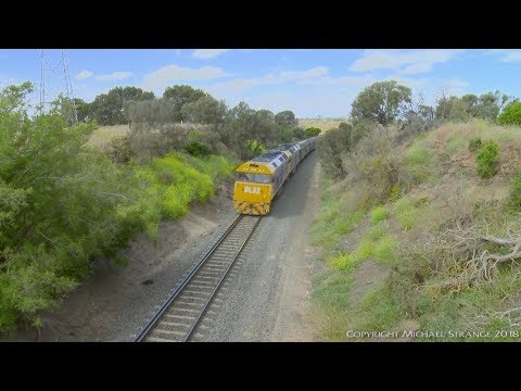 BL32 & G536: Pacific National Grain Train (27/11/2016) - PoathTV Australian Railways