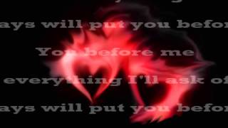 You before me-Hoobastank (lyrics)