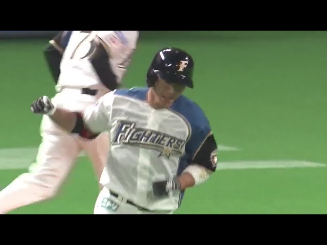 【7回裏】ベンチも大盛り上がり!! ファイターズ・王柏融の2ランアーチで勝ち越しに成功!! 2019/6/14 F-G