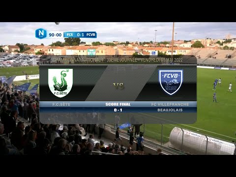 Foot - FC Sète vs FCVB  06/05/2022