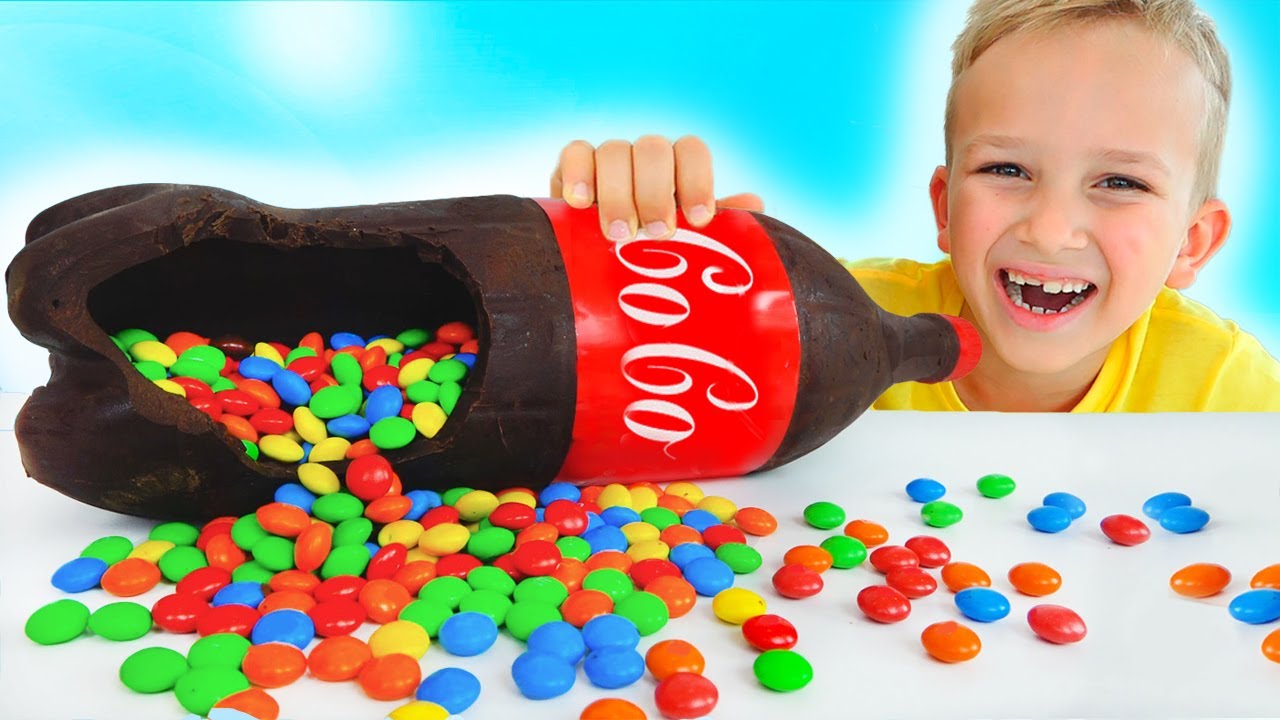 Watch video Vlad and Niki Chocolate & Soda Challenge and more funny stories for kids Now Vlad and Niki Chocolate & Soda Challenge and more funny stories for kids