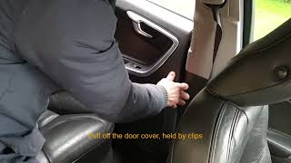 Volvo V60 opening rear passenger door with a child lock on and doesn