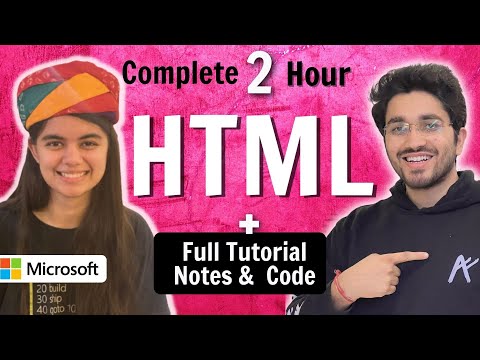 HTML Tutorial for Beginners | Complete HTML with Notes & Code