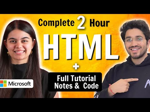 HTML Tutorial for Beginners | Complete HTML with Notes & Code