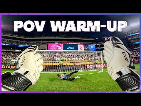 POV: Warm up with Thibaut Courtois! | Real Madrid | Club World Cup
