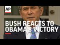 President Bush Reacts To Obama S Victory In 2008 Election