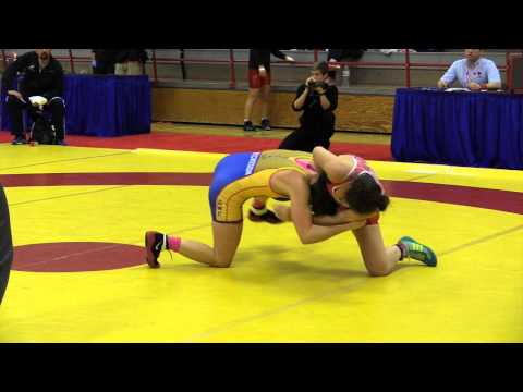 2015 Nordhagen Classic: 55 kg Sherri Berube vs. Michaela Hutchison