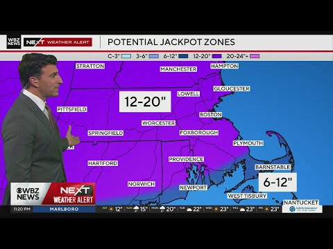 Major snow storm to reach Boston Sunday. Here's the latest Massachusetts weather forecast.