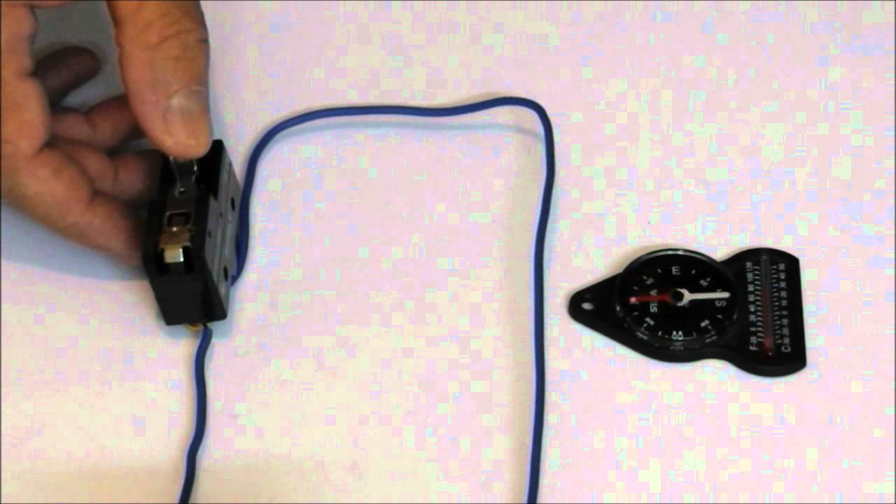 The Deflection of a Magnetic Compass Needle by a Current in a Wire