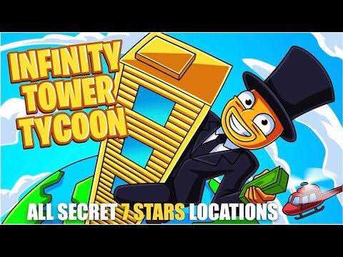 INFINITY TOWER TYCOON MAP FORTNITE CREATIVE - FIND ALL 7 SECRET STARS LOCATIONS