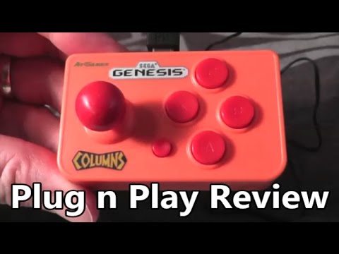 Sega Genesis Arcade Nano Columns Plug n Play Review - The No Swear Gamer Ep 309