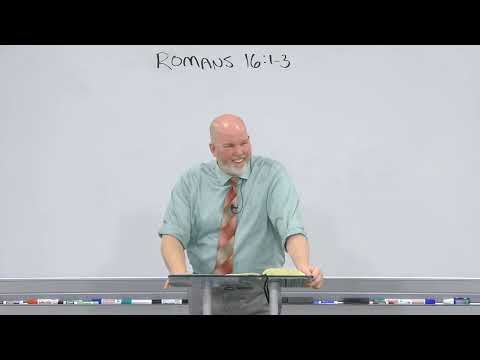 Romans 16:1-4 - Helpers In The Church