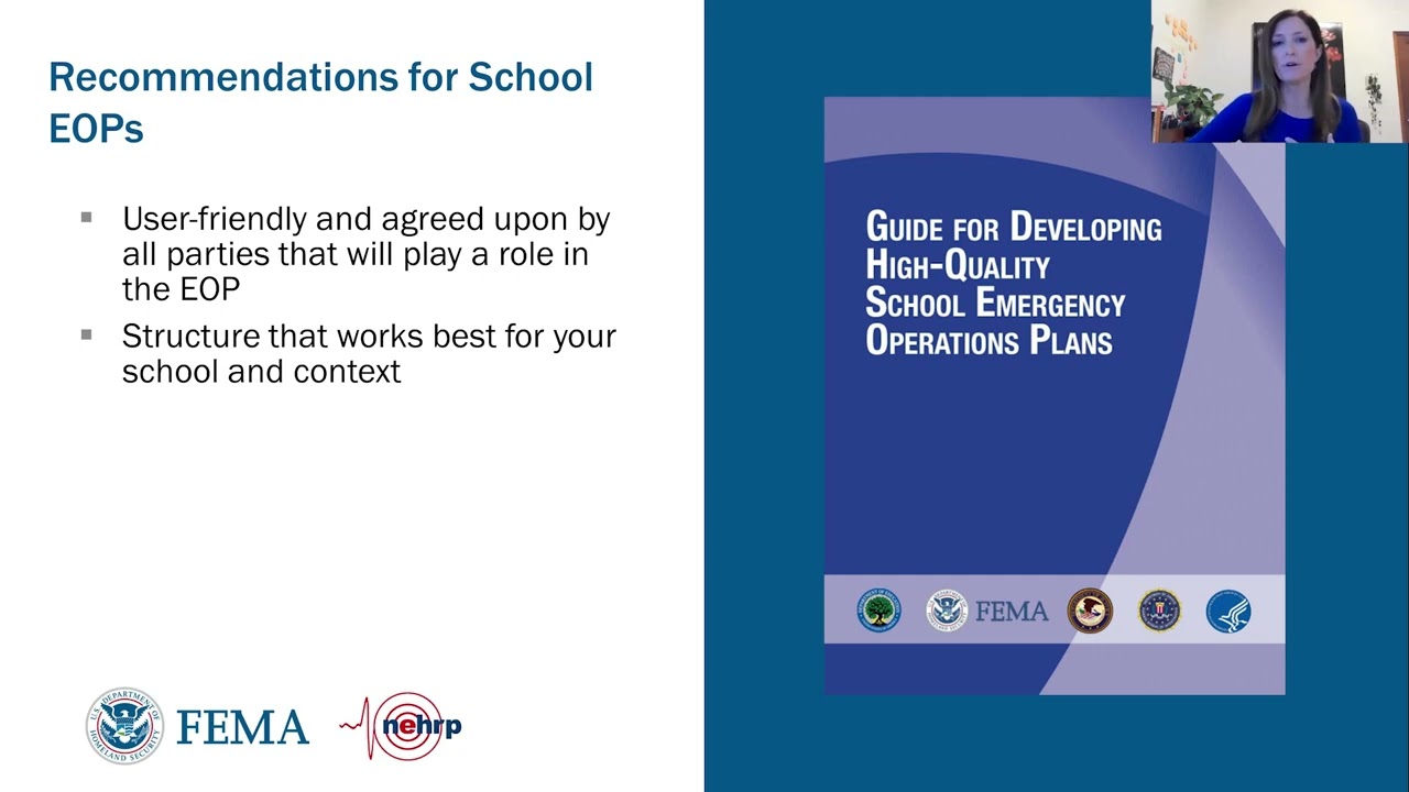 FEMA P-1000: Planning School Emergency Response and Disaster Recover (Module 3)