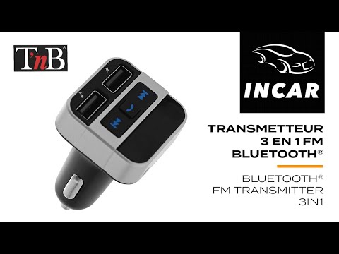 Transmetteur fm véhicule adaptateur bluetooth sans fil musique mains libres  noir + sd 4go yonis - Conforama