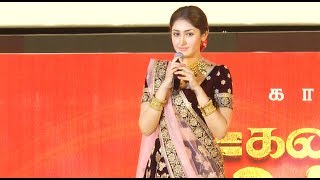 Actress Sayyeshaa speech at Kadaikutty Singam movi