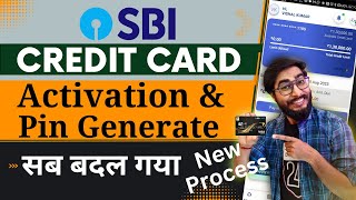 How To Activate & Pin Generate SBI Credit Card | SBI Credit Card Pin Kaise Banaye New Process