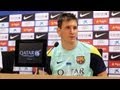 FC Barcelona - Messi valora la llegada de Neymar