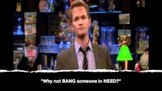 Barney Stinson BEST TOP TEN quotes - How I Met Your Mother