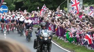 preview picture of video '[HD] Olympic Mens Cycling Mickleham Bends A24 Leatherhead Surrey July 28th 2012 Pentelon 2'