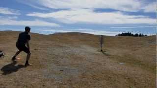 preview picture of video 'Lismore Park Disc Golf Course Tour, Wanaka. New Zealand's newest basket course'