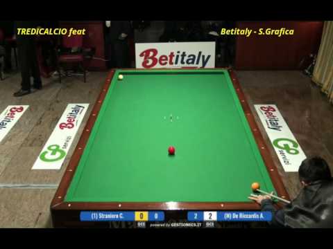 STRANIERO vs  A.DE RICCARDIS - 2^PROVA BILIARDO  BTP 2016/17 CASERTA